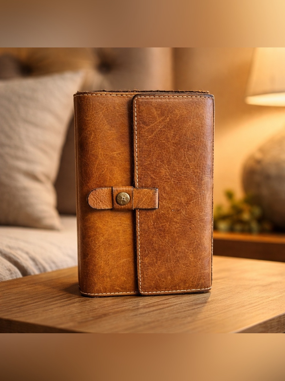Vintage Genuine Brown Leather Wallet